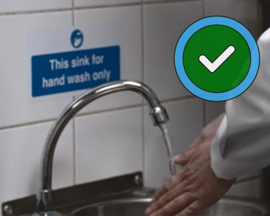 food handler allergen responsibilities hand washing