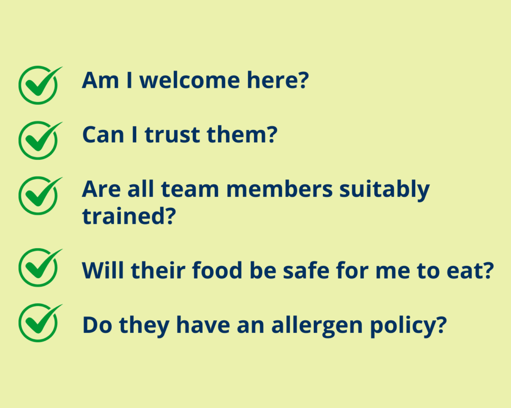 Allergy Awareness Front of House: 10 Tips for Handling Allergen Requests with Confidence 3 what a food hypersensitive customer may want to know